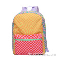 Gedruckter Quadrat -Check -Tasche 600d Oxford Stoffbeutel